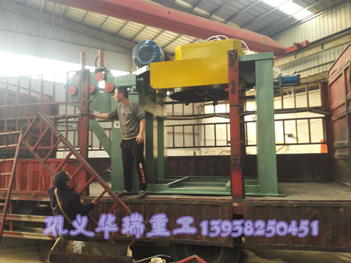 1000型倒立式拉絲機發(fā)貨2